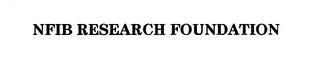 NFIB RESEARCH FOUNDATION trademark