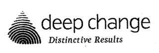 DEEP CHANGE DISTINCTIVE RESULTS trademark