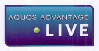 AQUOS ADVANTAGE LIVE trademark