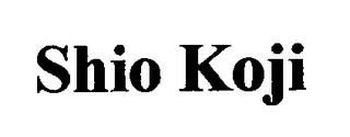 SHIO KOJI trademark