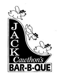 JACK CAWTHON'S BAR-B-QUE trademark