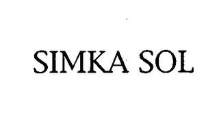 SIMKA SOL trademark