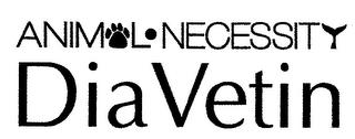 ANIMAL · NECESSITY DIAVETIN trademark