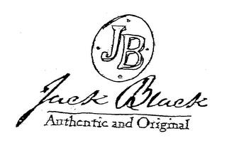 JB JACK BLACK AUTHENTIC AND ORIGINAL trademark