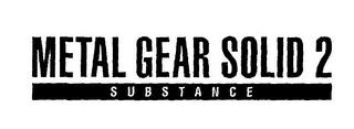 METAL GEAR SOLID 2 SUBSTANCE trademark