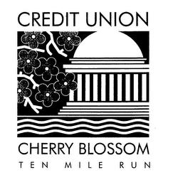 CREDIT UNION CHERRY BLOSSOM TEN MILE RUN trademark