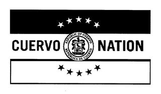 CUERVO NATION REPUBLIC OF CUERVO REPUBLICA DE CUERVO trademark