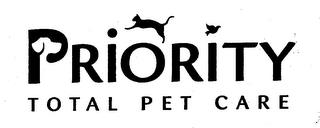 PRIORITY TOTAL PET CARE trademark