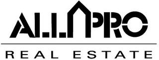 ALL PRO REAL ESTATE trademark