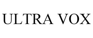 ULTRA VOX trademark