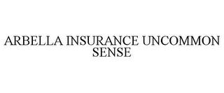 ARBELLA INSURANCE UNCOMMON SENSE trademark