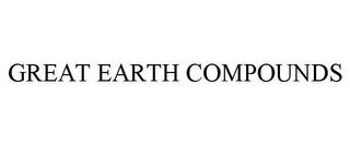 GREAT EARTH COMPOUNDS trademark