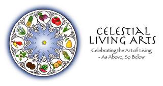 CELESTIAL LIVING ARTS CELEBRATING THE ART OF LIVING -AS ABOVE, SO BELOW trademark