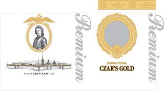 RUSSIA VODKA CZAR'S GOLD IMPORTED FROM RUSSIA trademark