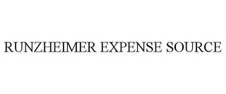 RUNZHEIMER EXPENSE SOURCE trademark