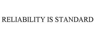 RELIABILITY IS STANDARD trademark