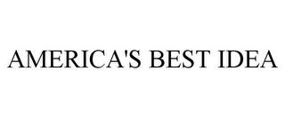 AMERICA'S BEST IDEA trademark