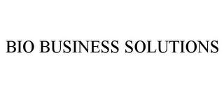 BIO BUSINESS SOLUTIONS trademark