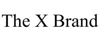 THE X BRAND trademark