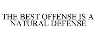 THE BEST OFFENSE IS A NATURAL DEFENSE trademark