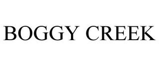 BOGGY CREEK trademark