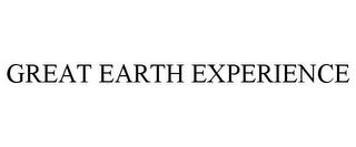 GREAT EARTH EXPERIENCE trademark