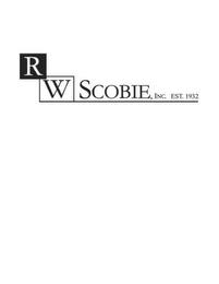 R. W. SCOBIE, INC. EST. 1932 trademark