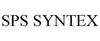 SPS SYNTEX trademark