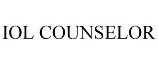 IOL COUNSELOR trademark