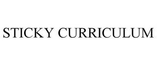 STICKY CURRICULUM trademark