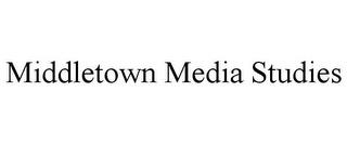 MIDDLETOWN MEDIA STUDIES trademark