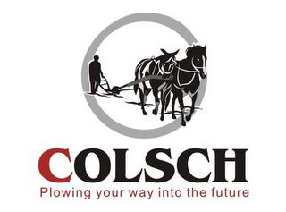 COLSCH PLOWING YOUR WAY INTO THE FUTURE trademark