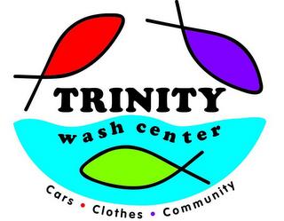 TRINITY WASH CENTER CARS · CLOTHES · COMMUNITY trademark