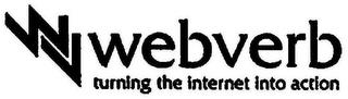 WV WEBVERB TURNING THE INTERNET INTO ACTION trademark