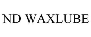 ND WAXLUBE trademark