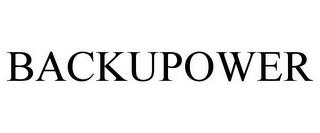 BACKUPOWER trademark