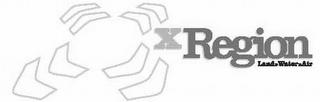 X REGION LAND WATER AIR trademark