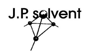 J.P. SOLVENT trademark