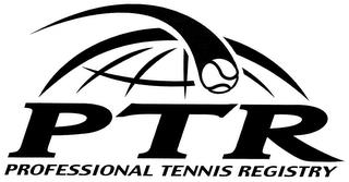 PTR PROFESSIONAL TENNIS REGISTRY trademark