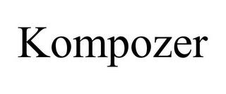 KOMPOZER trademark