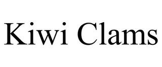 KIWI CLAMS trademark