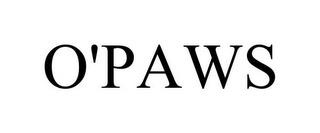 O'PAWS trademark