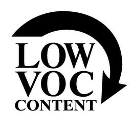 LOW VOC CONTENT trademark