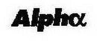 ALPHA trademark