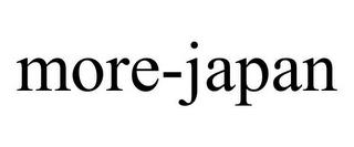 MORE-JAPAN trademark