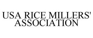 USA RICE MILLERS' ASSOCIATION trademark