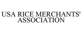 USA RICE MERCHANTS' ASSOCIATION trademark