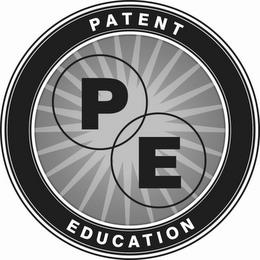 P E PATENT EDUCATION trademark