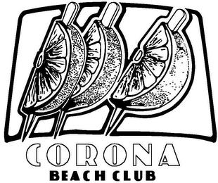 CORONA BEACH CLUB trademark