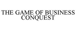 THE GAME OF BUSINESS CONQUEST trademark